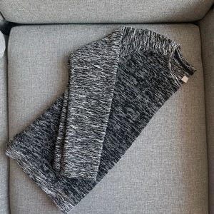 LOFT marled gray sweater